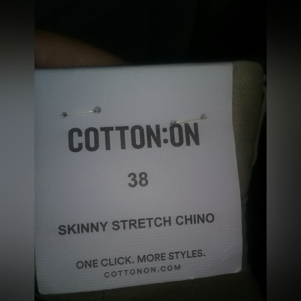 Cotton On Tan Chinos Relaxed Fit - 38
